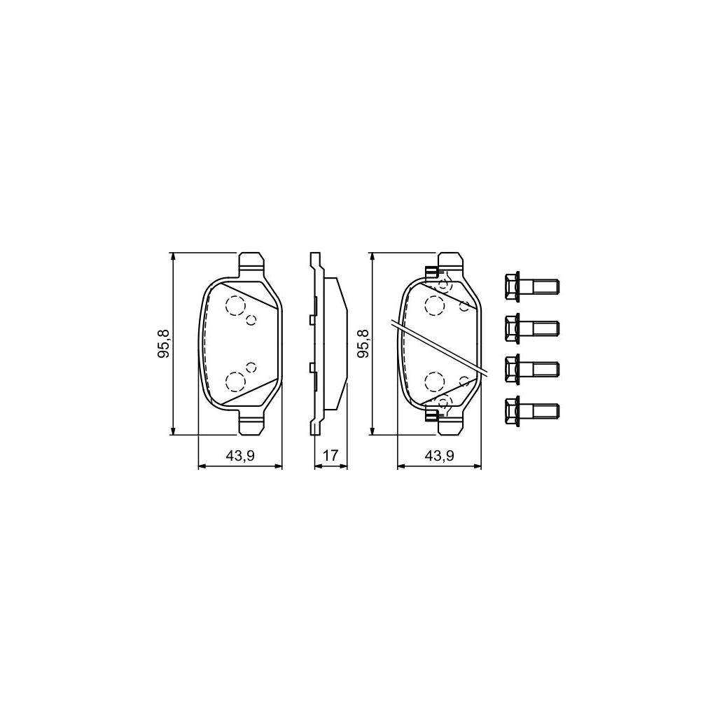 Гальмівні колодки Bosch 0 986 494 934 - зображення 5