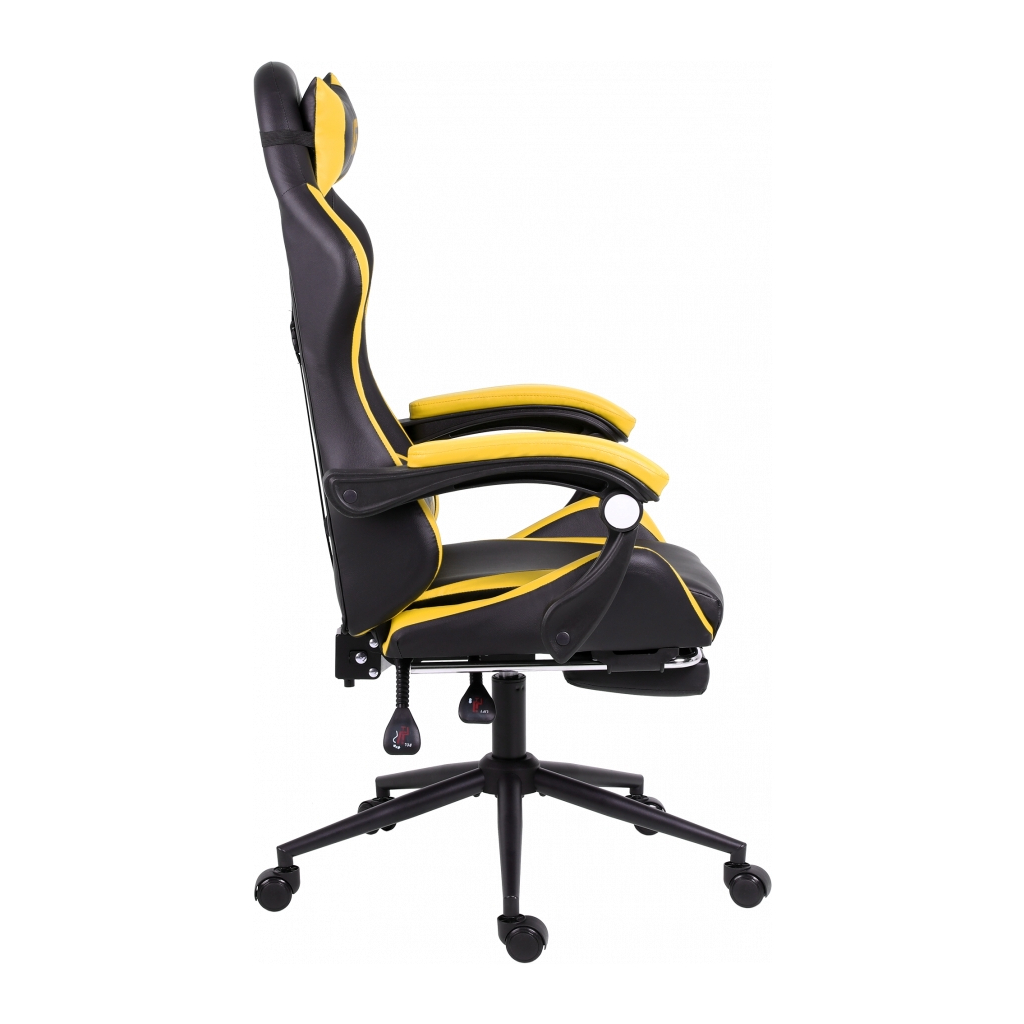 Крісло ігрове GT Racer X-2323 Black/Yellow - зображення 3