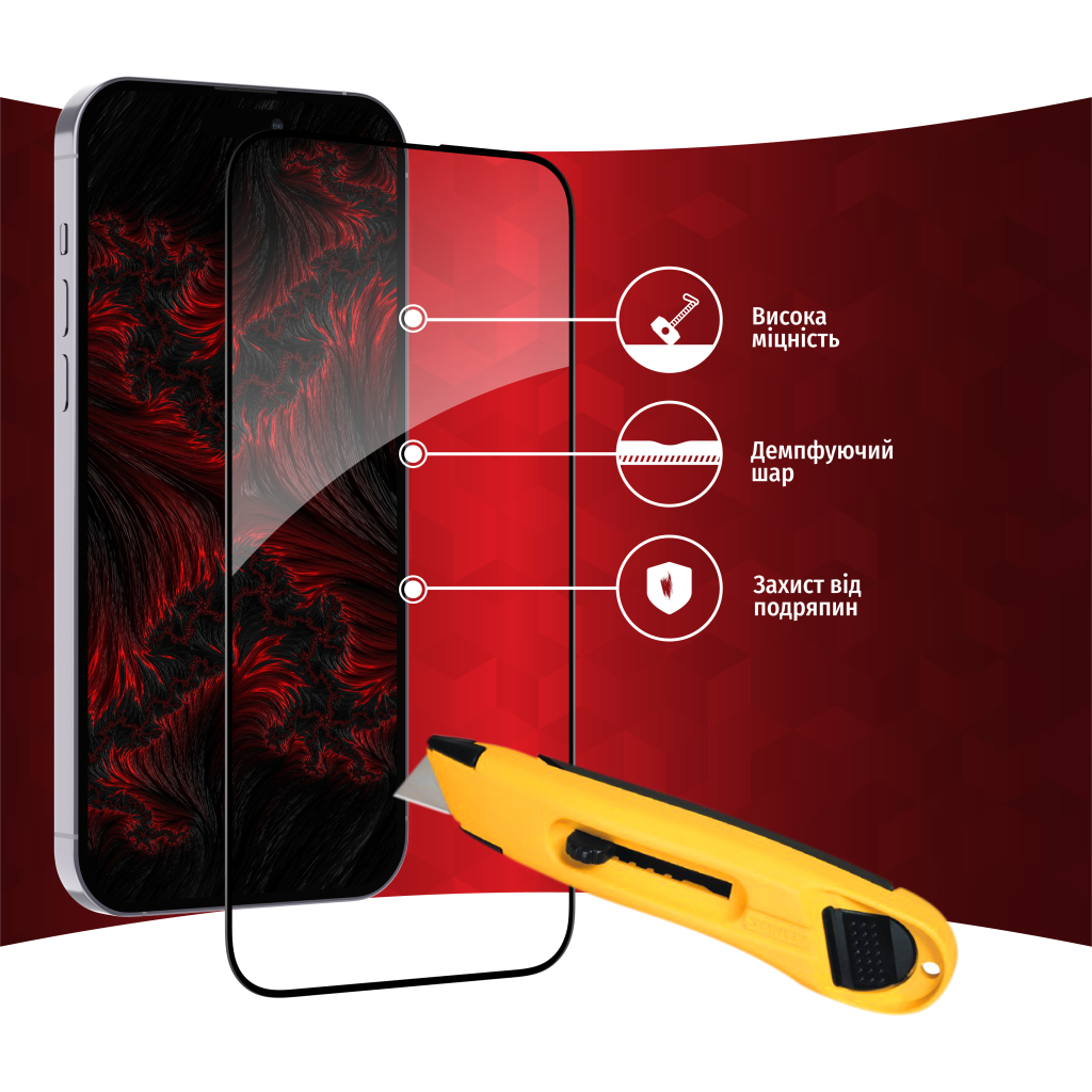 Скло захисне Intaleo Full Glue Apple iPhone 14 Pro Max (1283126542107) - зображення 4