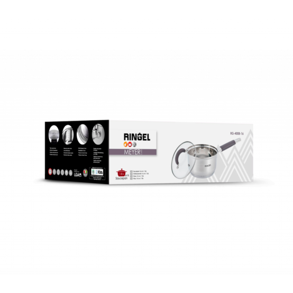 Ківш Ringel Meyer с крышкой 1.6 л (RG-4008-16) - изображение 5