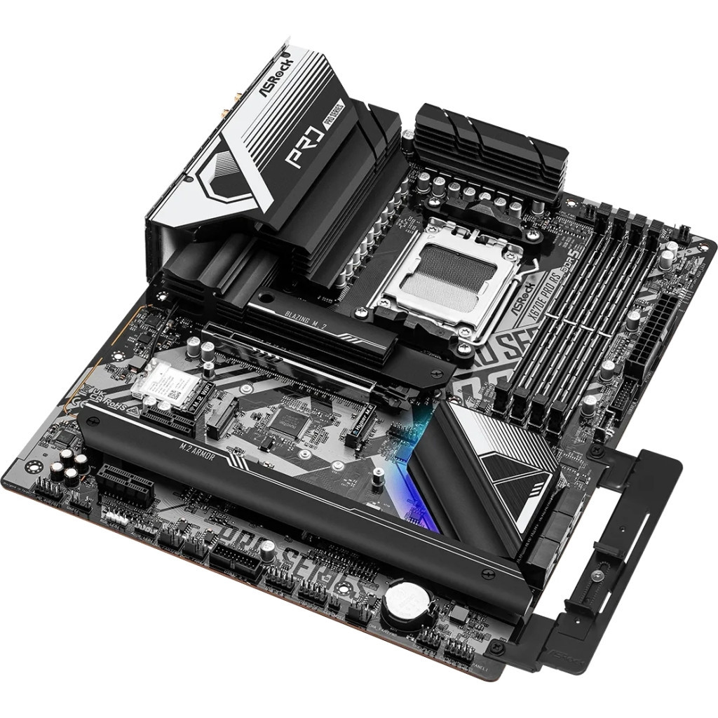 Материнська плата ASRock X670E PRO RS - зображення 3
