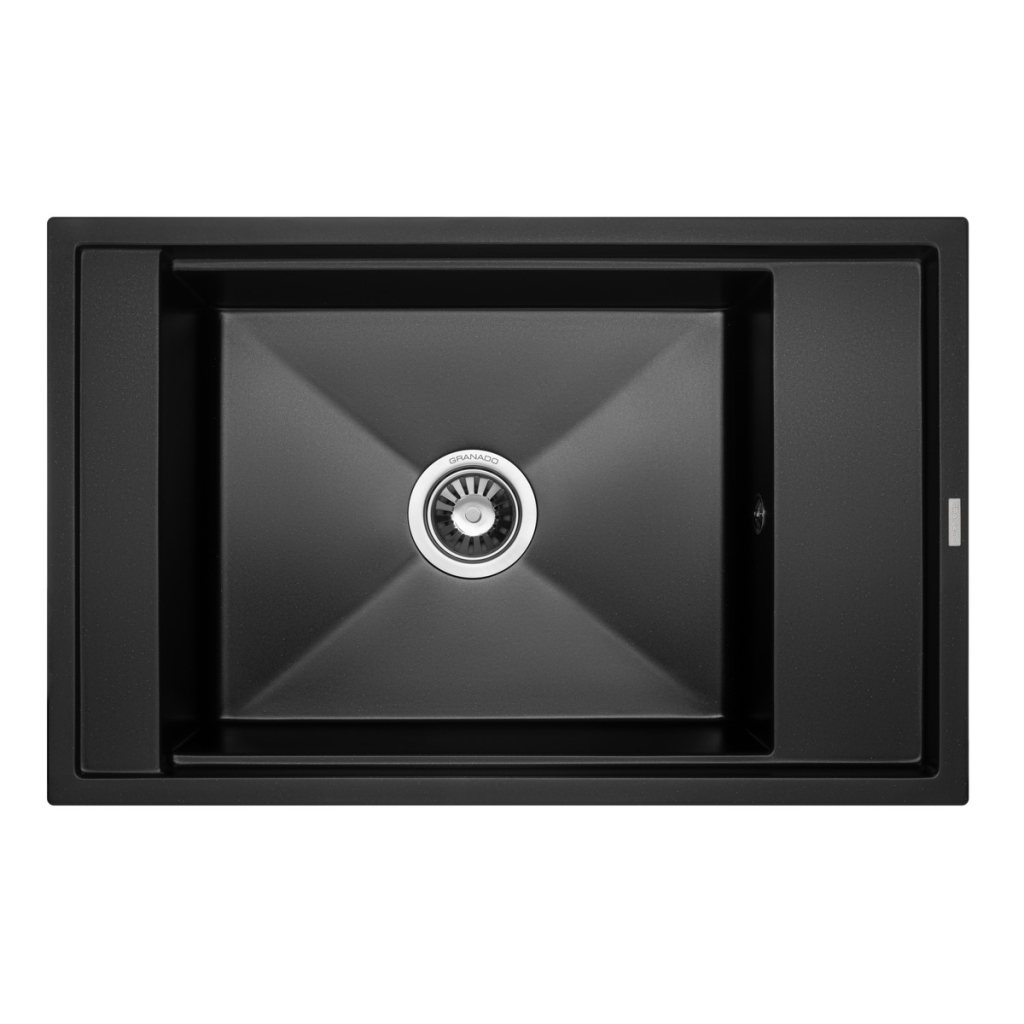 Мийка кухонна GRANADO Estella black shine (gr3301) - зображення 1