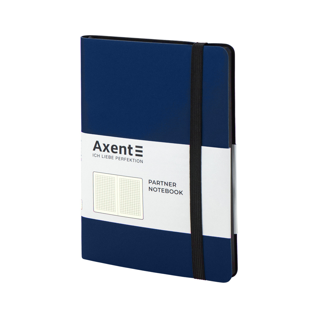 Блокнот Axent Partner Soft, 125х195, 96арк, кліт, синій (8206-02-A) - зображення 2
