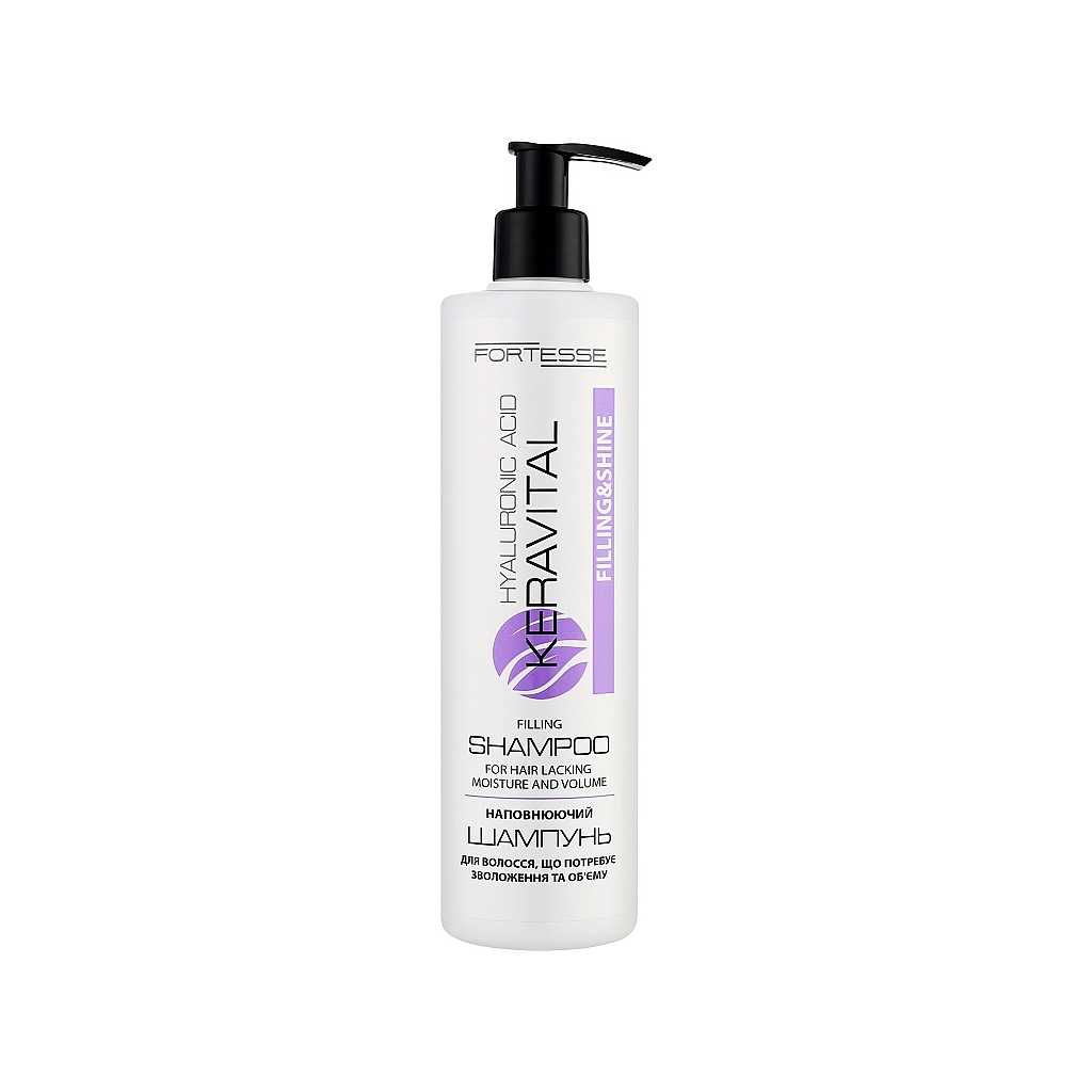 Шампунь Fortesse Professional Filling & Shine З гіалуроновою кислотою 400 мл (4823115504531) - зображення 1