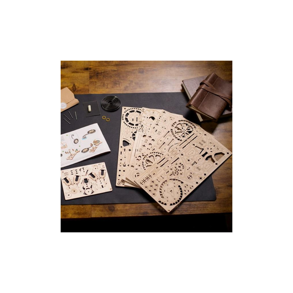 Конструктор Ugears механічний Годинник двигун (70217) - изображение 11