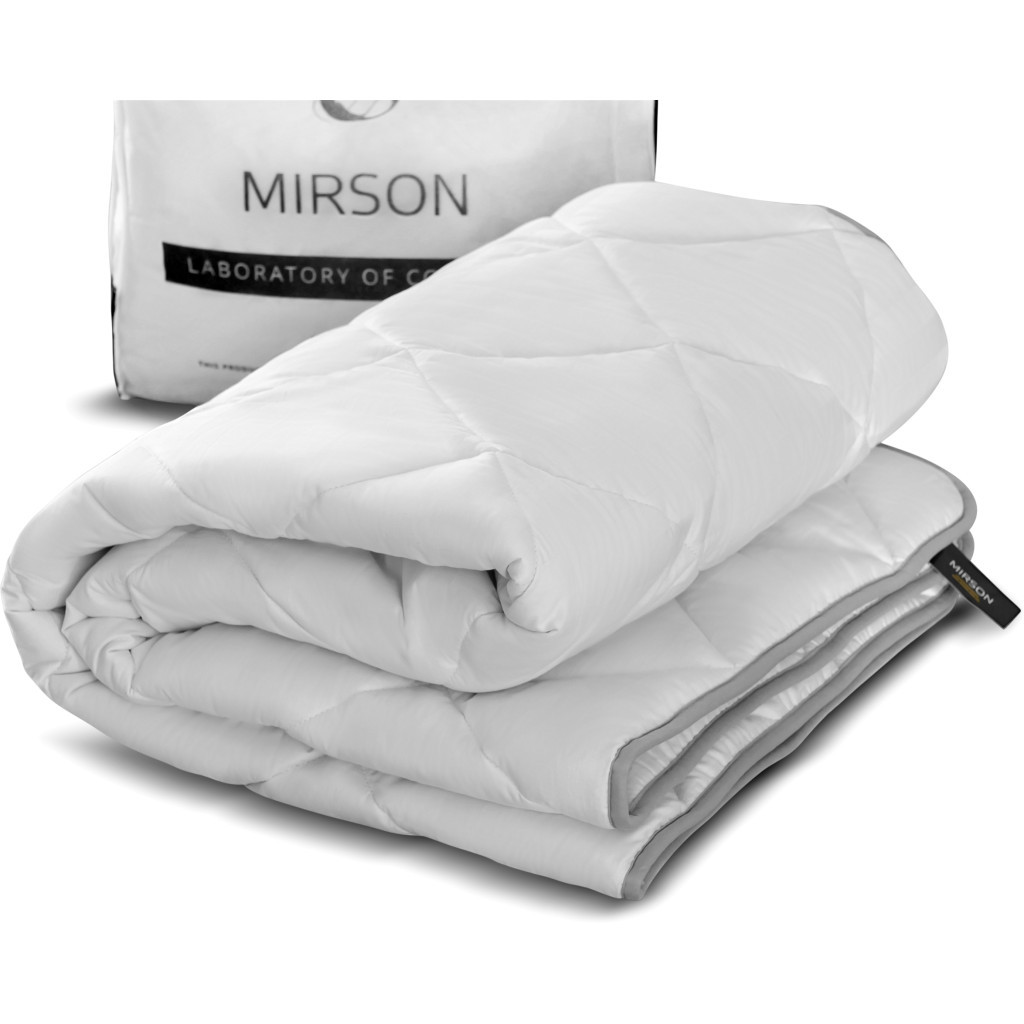 Ковдра MirSon антиалергенна EcoSilk №1302 Bianco Зимова 220x240 см (2200001529779) - зображення 4