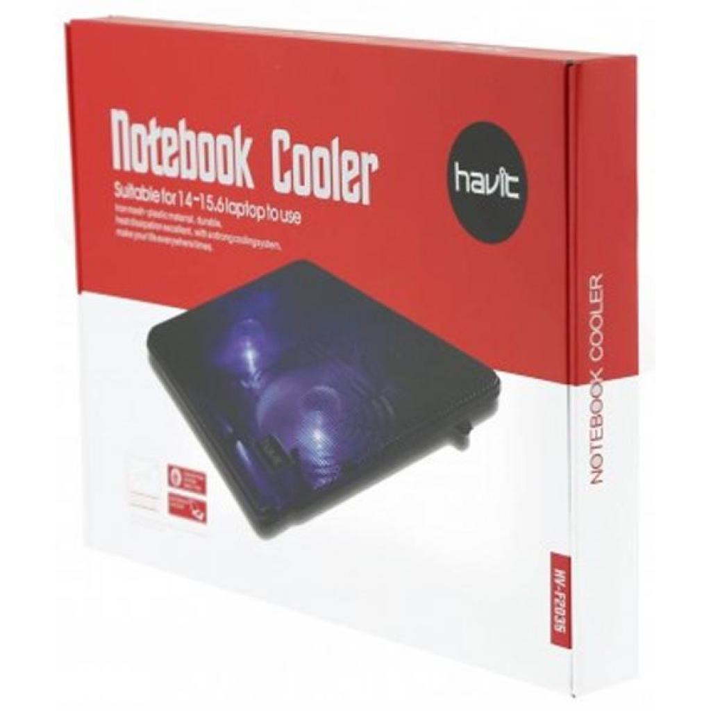 Підставка до ноутбука Havit HV-F2035 USB black (23352) - зображення 4