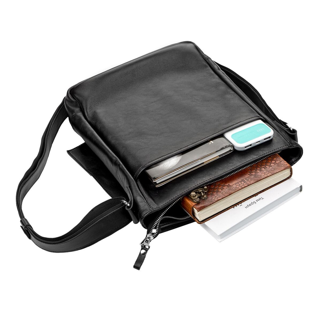 Сумка Shvigel Шкіряна Чорна (11079) - зображення 5