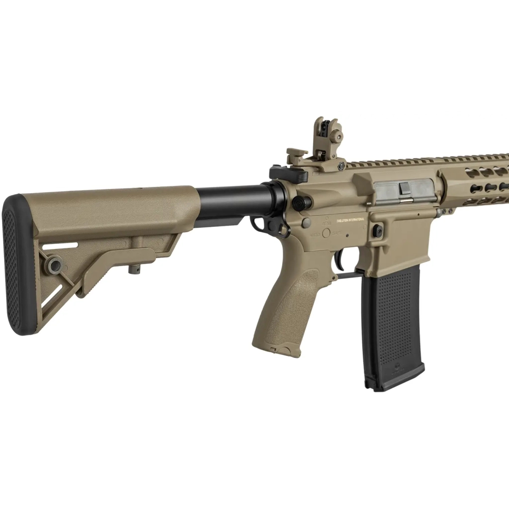 Гвинтівка страйкбольна Evolution Recon Superlite 14.5" Carbontech AEG Black (EC05AR) - зображення 4