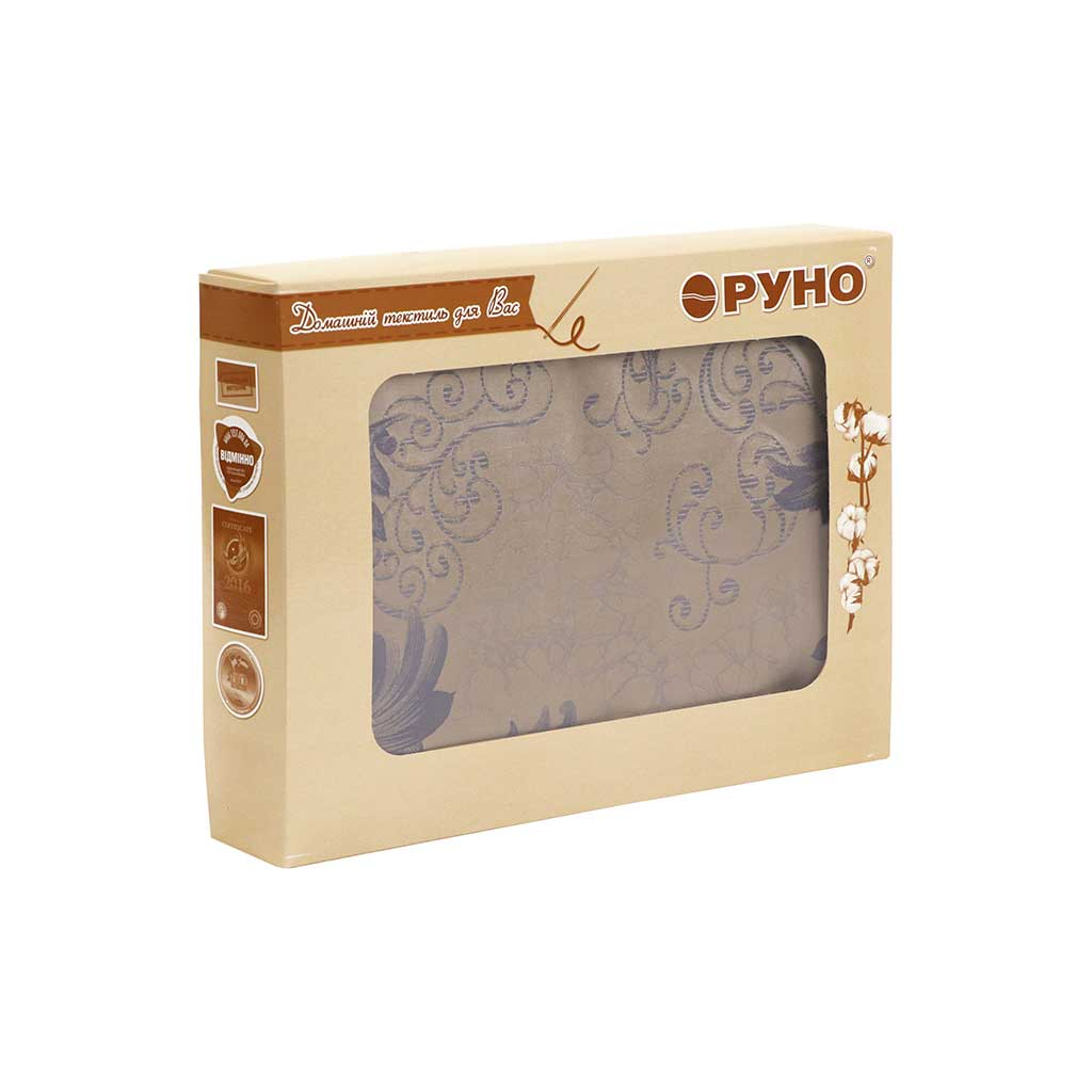 Постільна білизна Руно АЖ Оливкова сатин набивна полуторна (677.137АЖ_Оливковий) - зображення 5