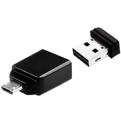 USB флеш накопичувач Verbatim 16GB OTG Black USB 2.0 (49821) - зображення 5