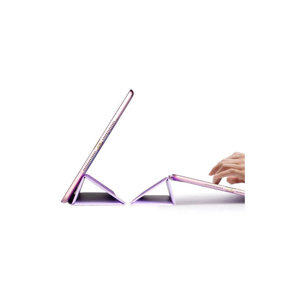 Чохол до планшета BeCover Tri Fold Hard Apple iPad 10.2 2019/2020/2021 Purple (709657) - зображення 5