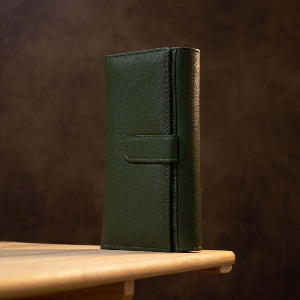Гаманець ST Leather Зелений (19389) - зображення 8
