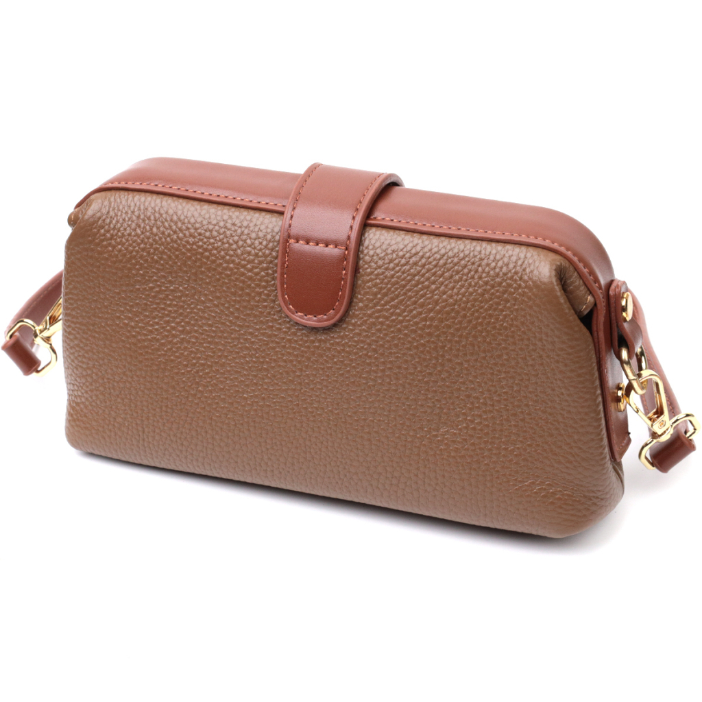 Сумка Vintage З натуральної шкіри Коричнева (22425) - зображення 2