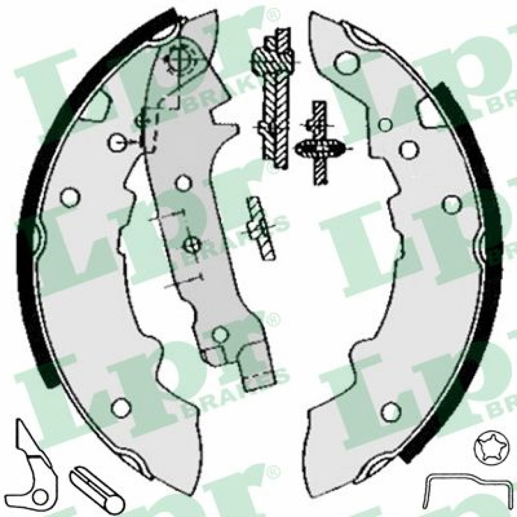 Гальмівні колодки LPR 04471 - зображення 1