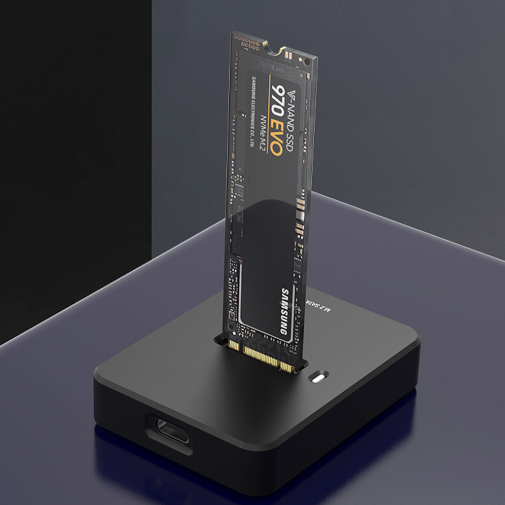 Док-станція для накопичувачів Gembird USB Type-C M.2 SATA NVME SSD (DD-U3M2) - зображення 5