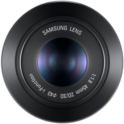 Об'єктив Samsung EX-S45ADB 45 mm f/1.8 [T6] 2D/3D - зображення 2