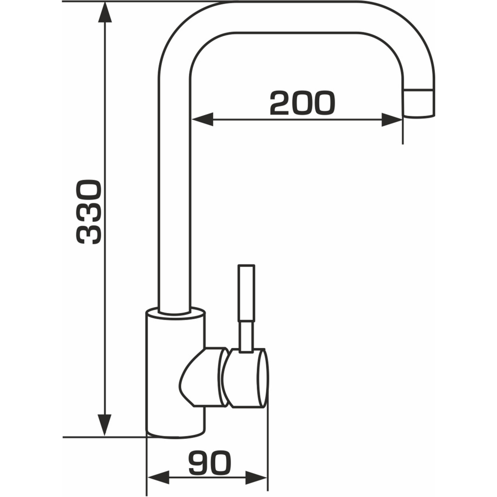 Мийка кухонна GRANADO комплект VALENCIA black shine_чаша праворуч (ksg0701R) - зображення 11