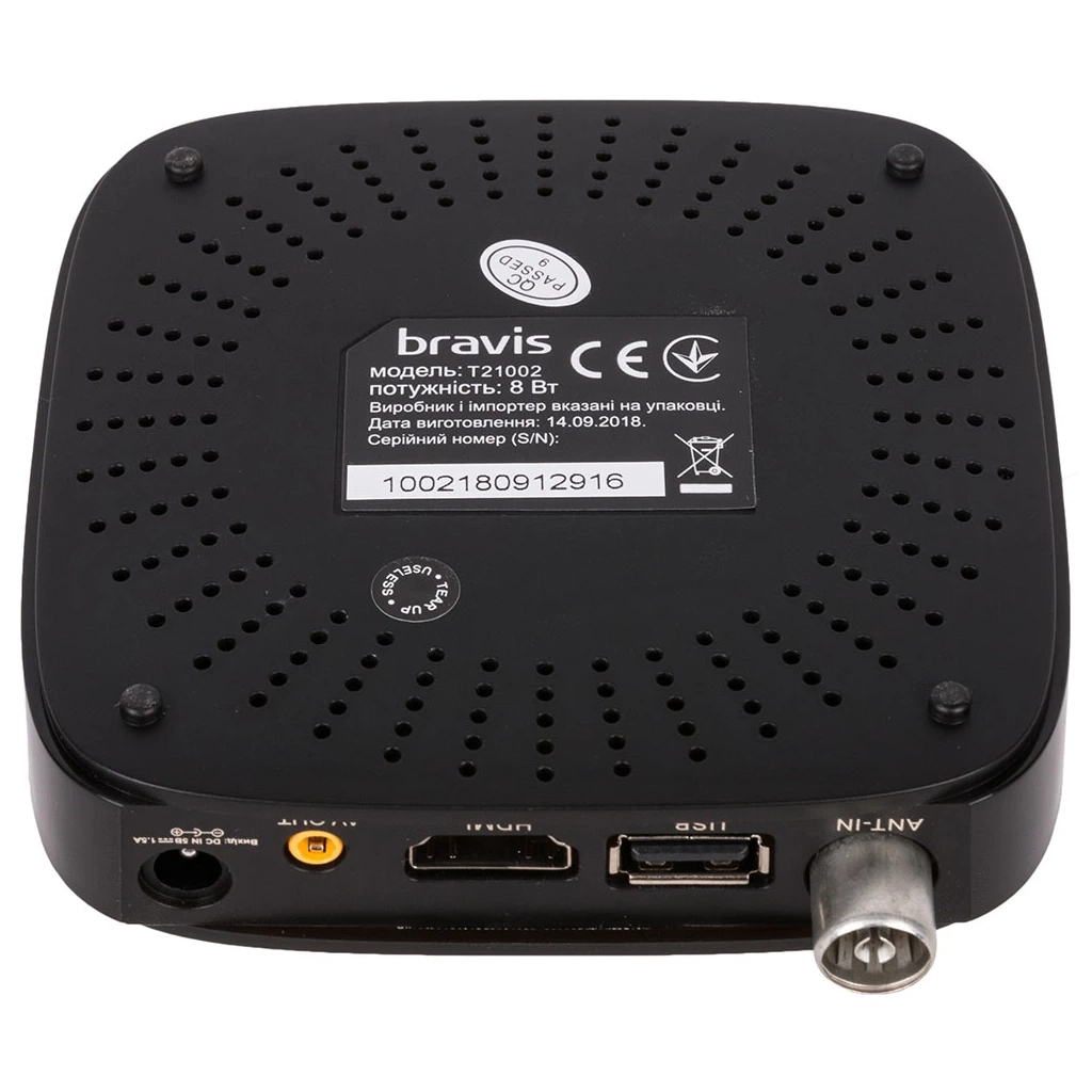 ТВ тюнер Bravis T21002 (DVB-T, DVB-T2) - зображення 5