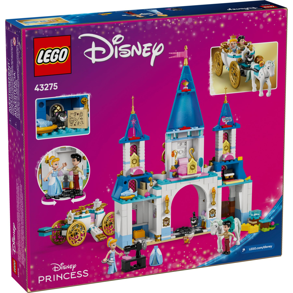 Конструктор LEGO Disney Princess Замок Попелюшки й карета (43275) - зображення 9