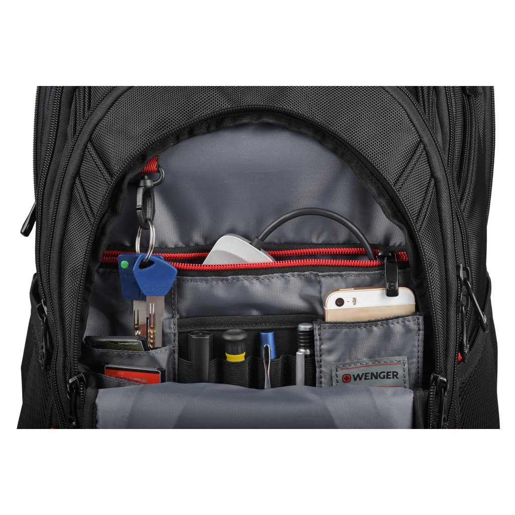 Рюкзак для ноутбука Wenger 17" Ibex Ballistic Black (605501) - зображення 8