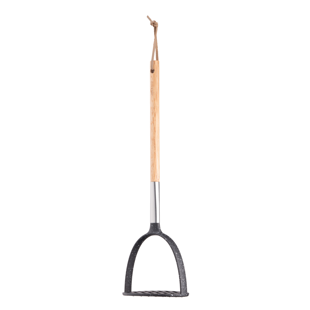 Картоплем'ялка Ardesto Midori, 33см, нейлон, дерево, нержавіюча сталь, чорний (AR1311BP) - зображення 2