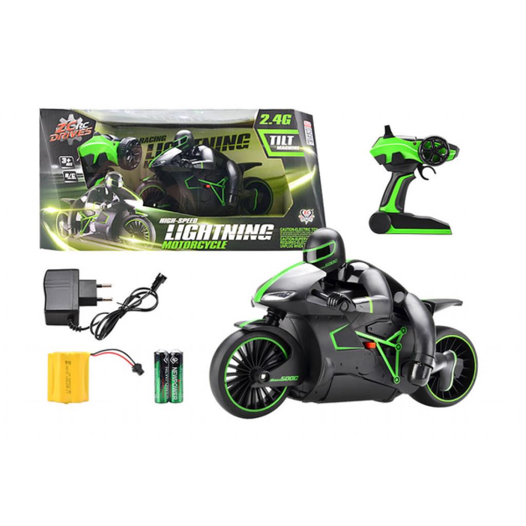 Радіокерована іграшка Crazon мотоцикл 333-MT01 1:12 зелений (CZ-333-MT01Bg) - зображення 7