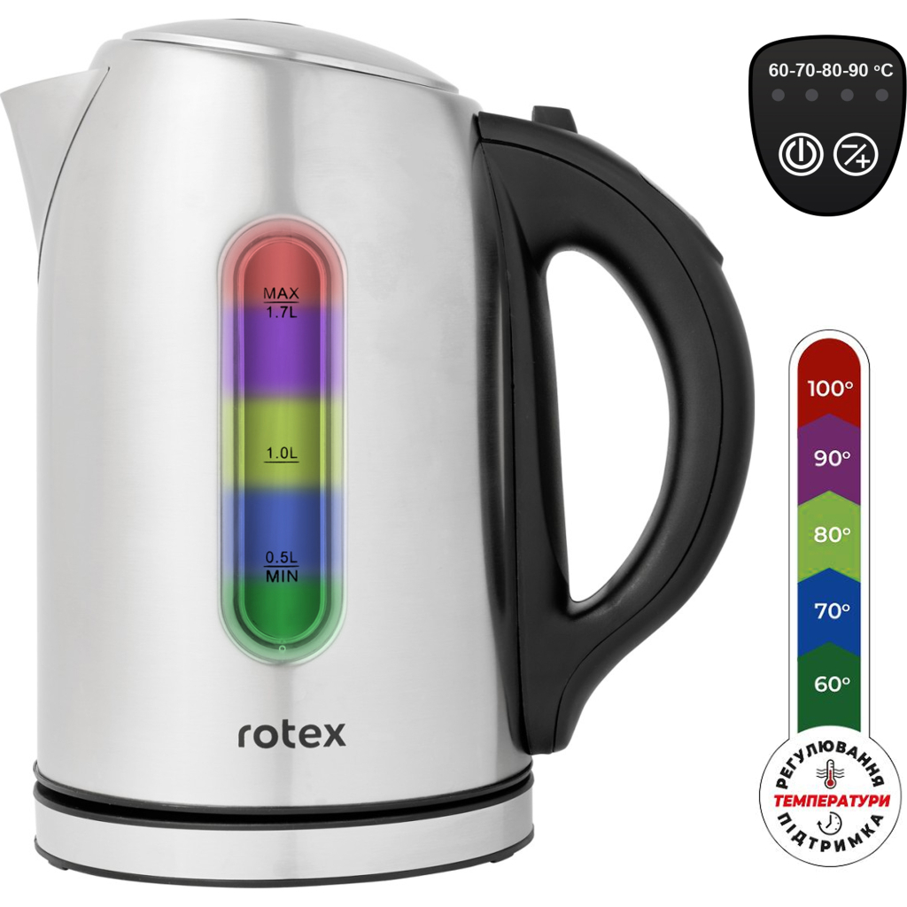 Електрочайник Rotex RKT78-S Smart - зображення 10