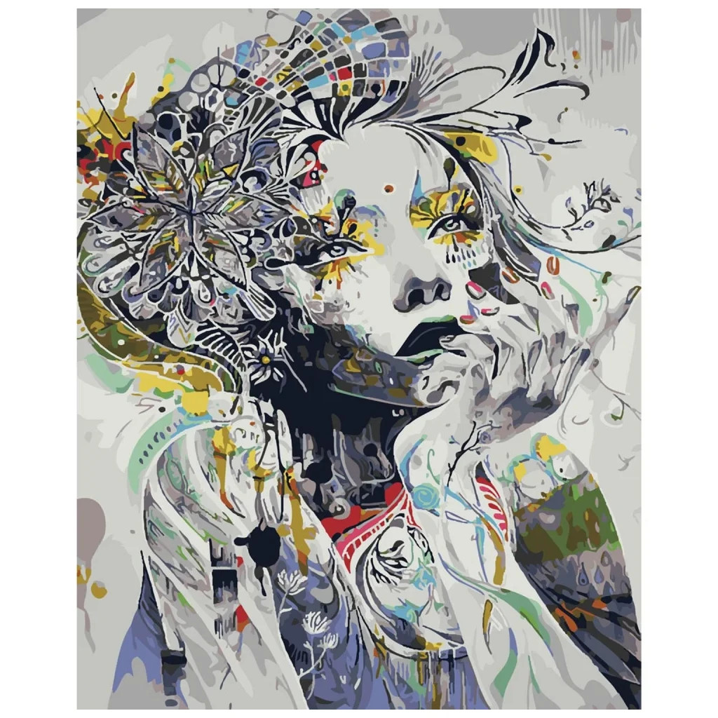 Картина по номерам Strateg Поп-арт думки 40х50 см (SY6254) - зображення 1