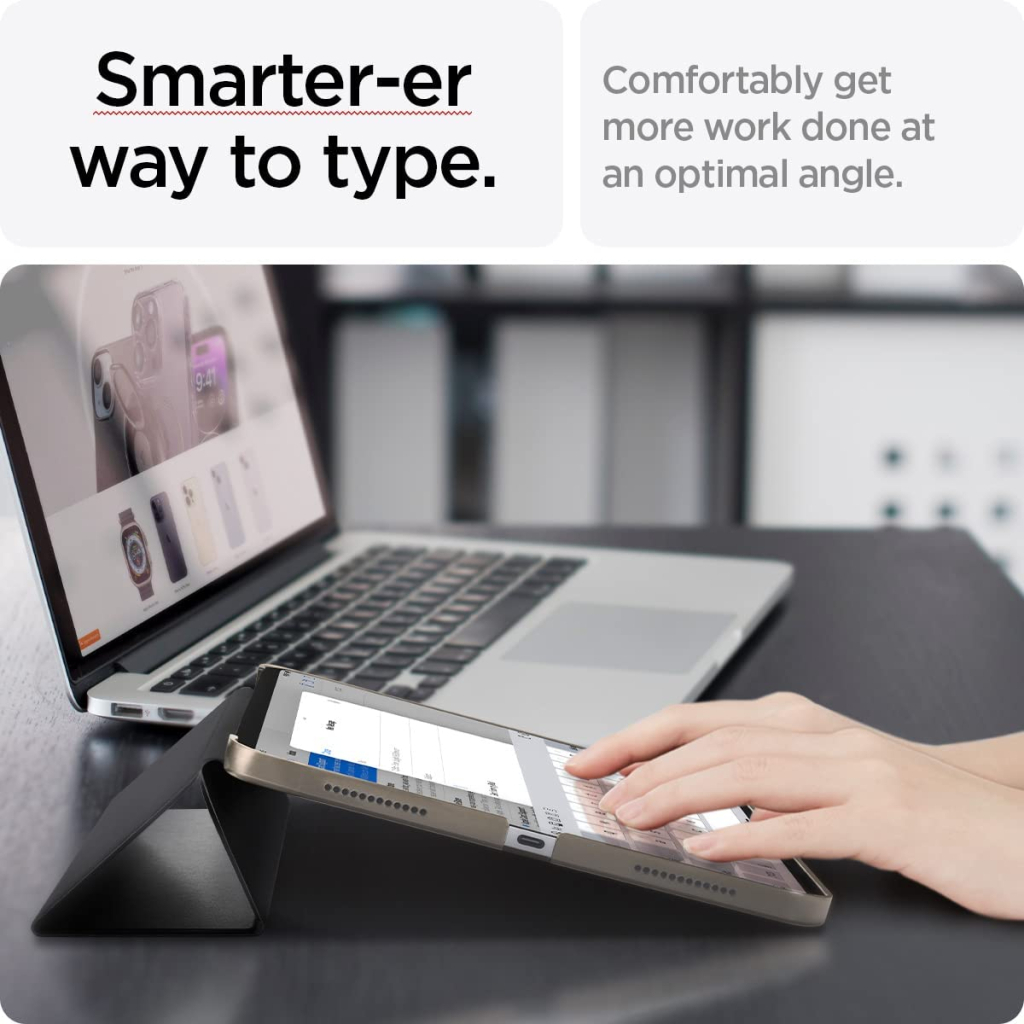 Чохол до планшета Spigen Apple iPad 10.9" (2022) Smart Fold, Black (ACS05309) - зображення 7