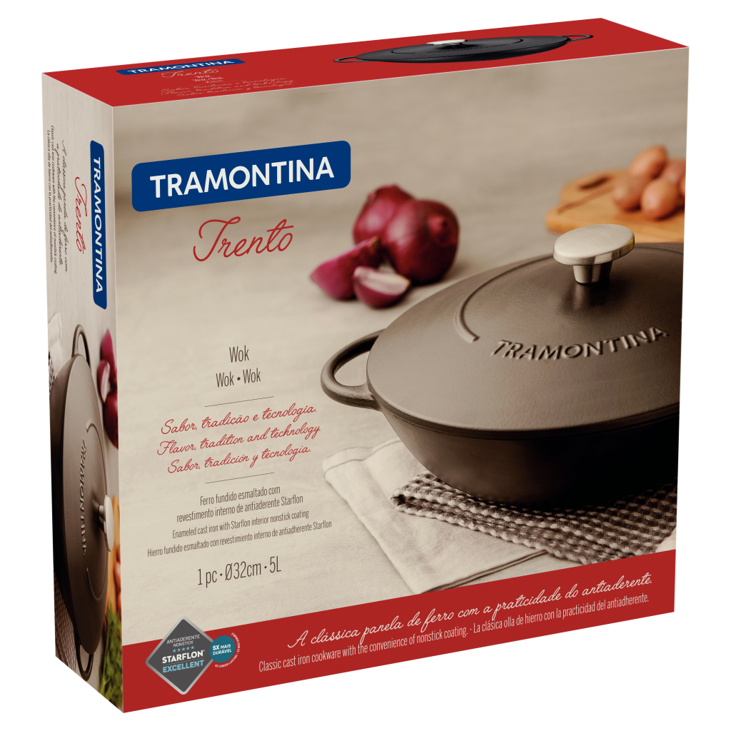 Сковорода Tramontina Trento WOK 5 л (20806/032) - зображення 6