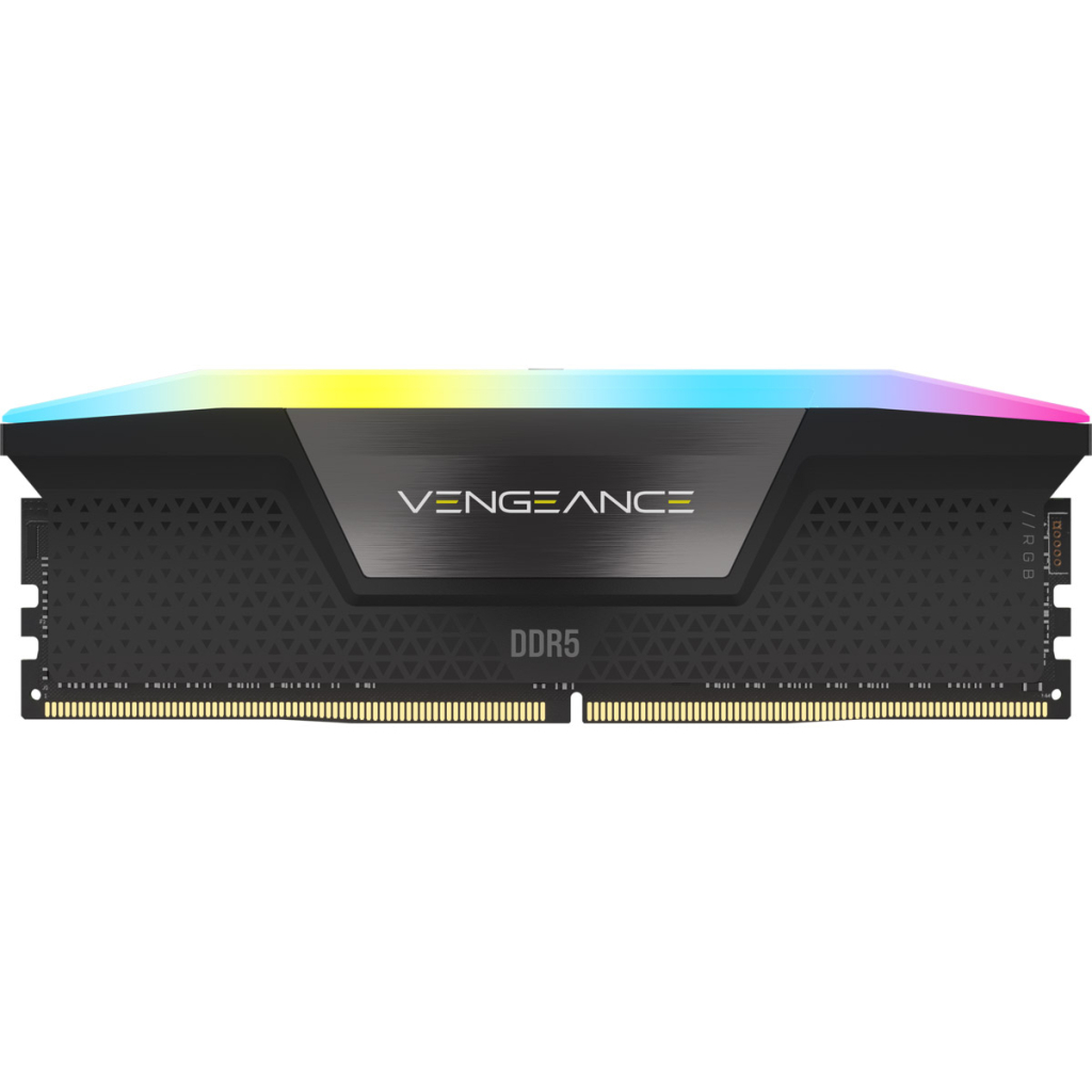 Модуль пам'яті для комп'ютера DDR5 32GB (2x16GB) 5600 MHz Vengeance RGB Corsair (CMH32GX5M2B5600C36K) - зображення 4