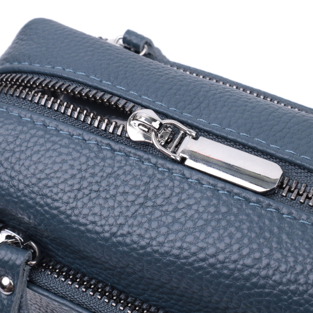 Сумка Vintage Жіноча шкіряна Синя (22652) - зображення 7