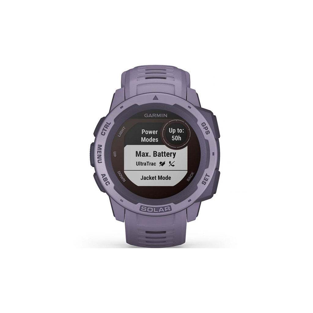 Смарт-годинник Garmin Instinct Solar, Orchid (010-02293-02) - зображення 8