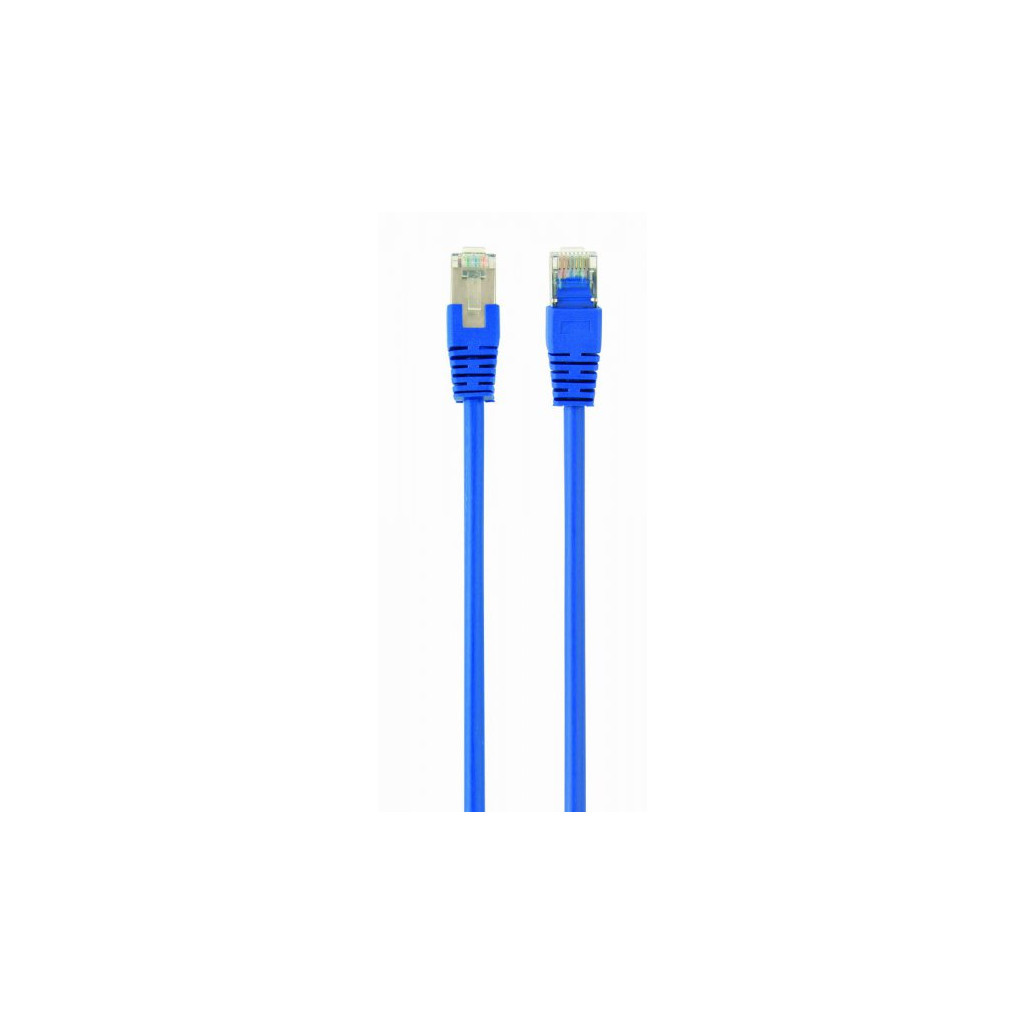 Патч-корд Cablexpert 0.5м FTP cat 5е CCA blue (PP22-0.5M/B) - зображення 1