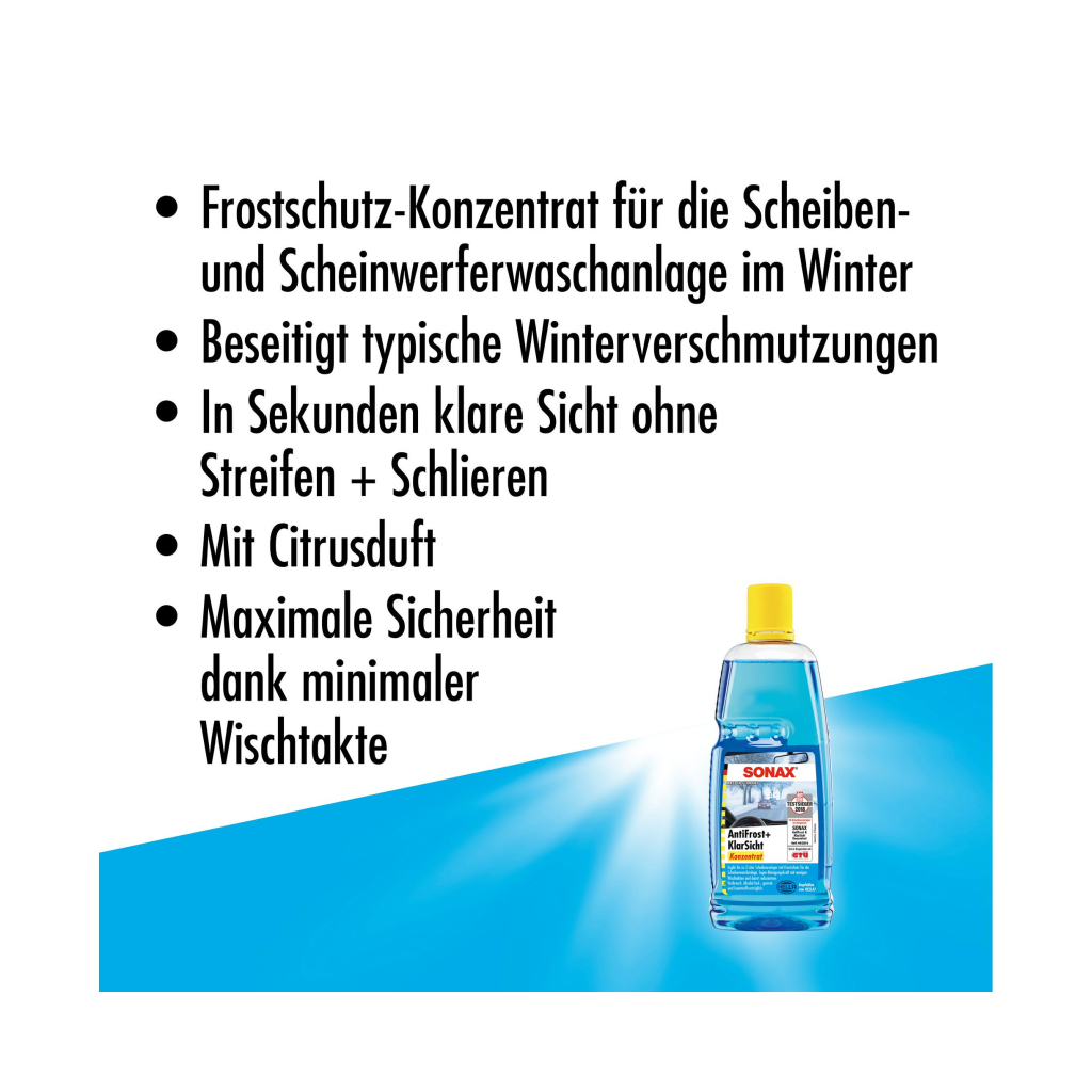 Омивач автомобільний Sonax Antifrost + Klarsicht Konzentrat -70 1л (332300) - зображення 5