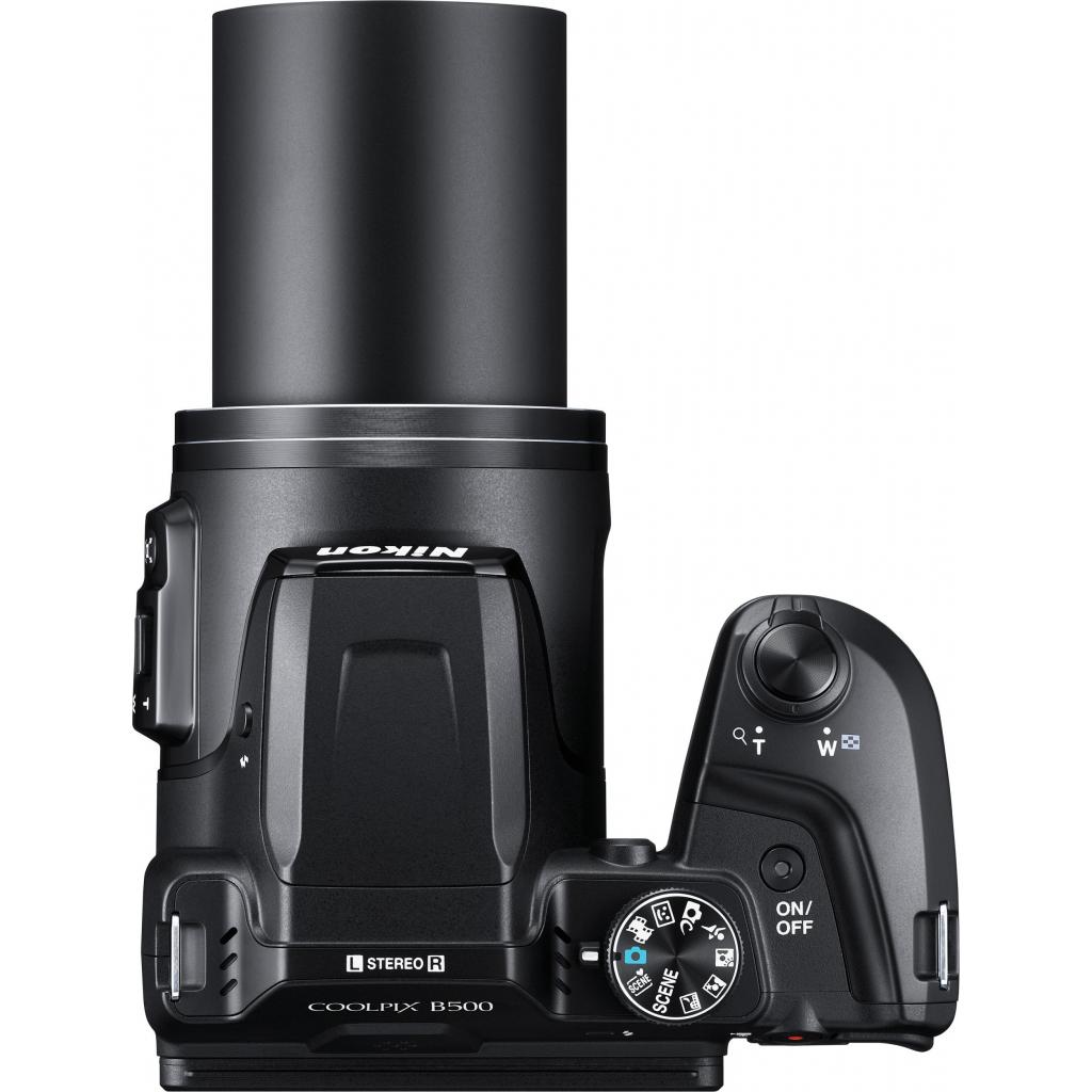 Цифровий фотоапарат Nikon Coolpix B500 Black (VNA951E1) - зображення 10