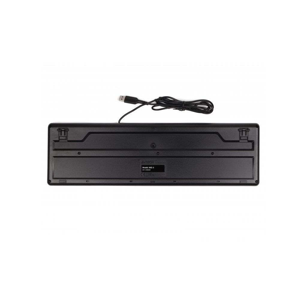 Клавіатура A4Tech KKS-3 USB Black (4711421985864) - зображення 4