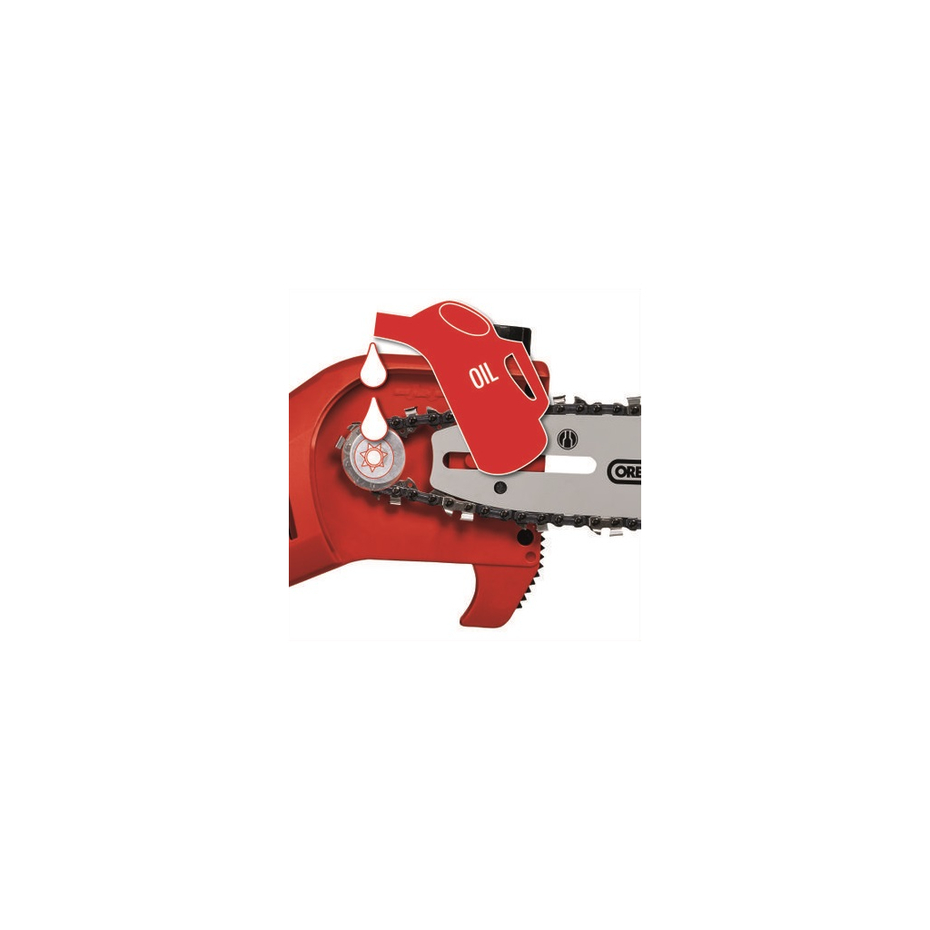 Ланцюгова пила Einhell висоторіз GC-LC 18/20 Li T-Solo, шина 20 см, 18В, 195мм, 228-288 см (без АКБ та ЗП) (3410581) - зображення 4