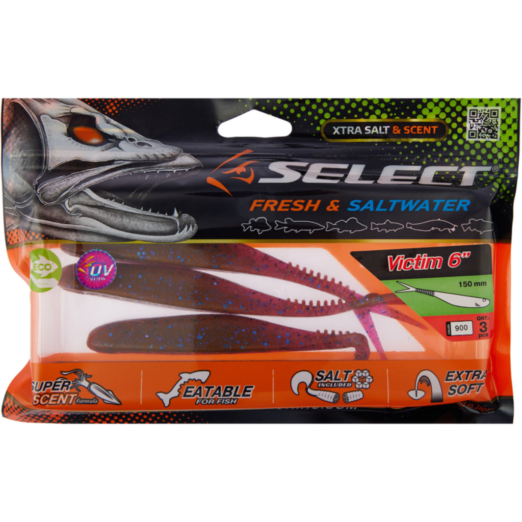 Силікон рибальський Select Victim V-Tail 6" 900 (3 шт/уп) (1870.74.62) - зображення 2