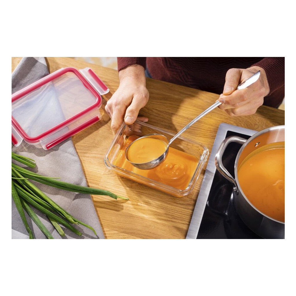 Харчовий контейнер Tefal Masterseal Glass7 Red 0.7 л (N1040610) - зображення 4