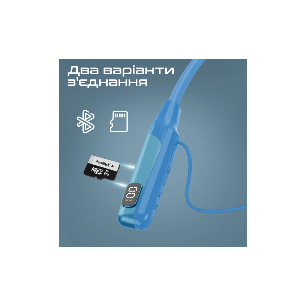 Навушники Promate Blend Blue (blend.blue) - зображення 7