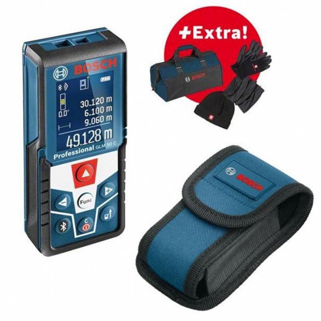 Далекомір Bosch GLM 50 C лазерний + набір + сумка (0.615.994.0M1) - зображення 1