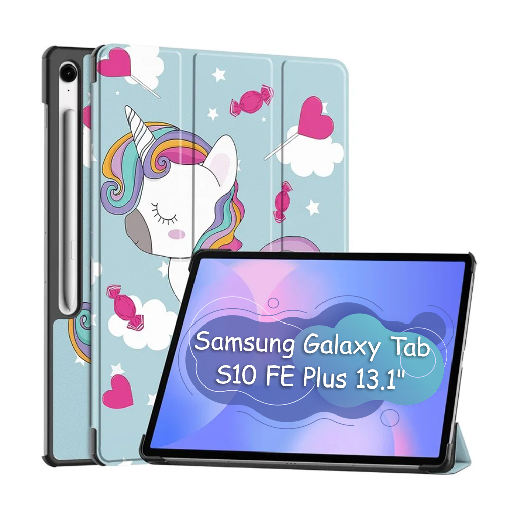 Чохол до планшета BeCover Smart Case Samsung Galaxy Tab S10 FE Plus (SM-X620/SM-X626) 13.1" Unicorn (713388) - изображение 1