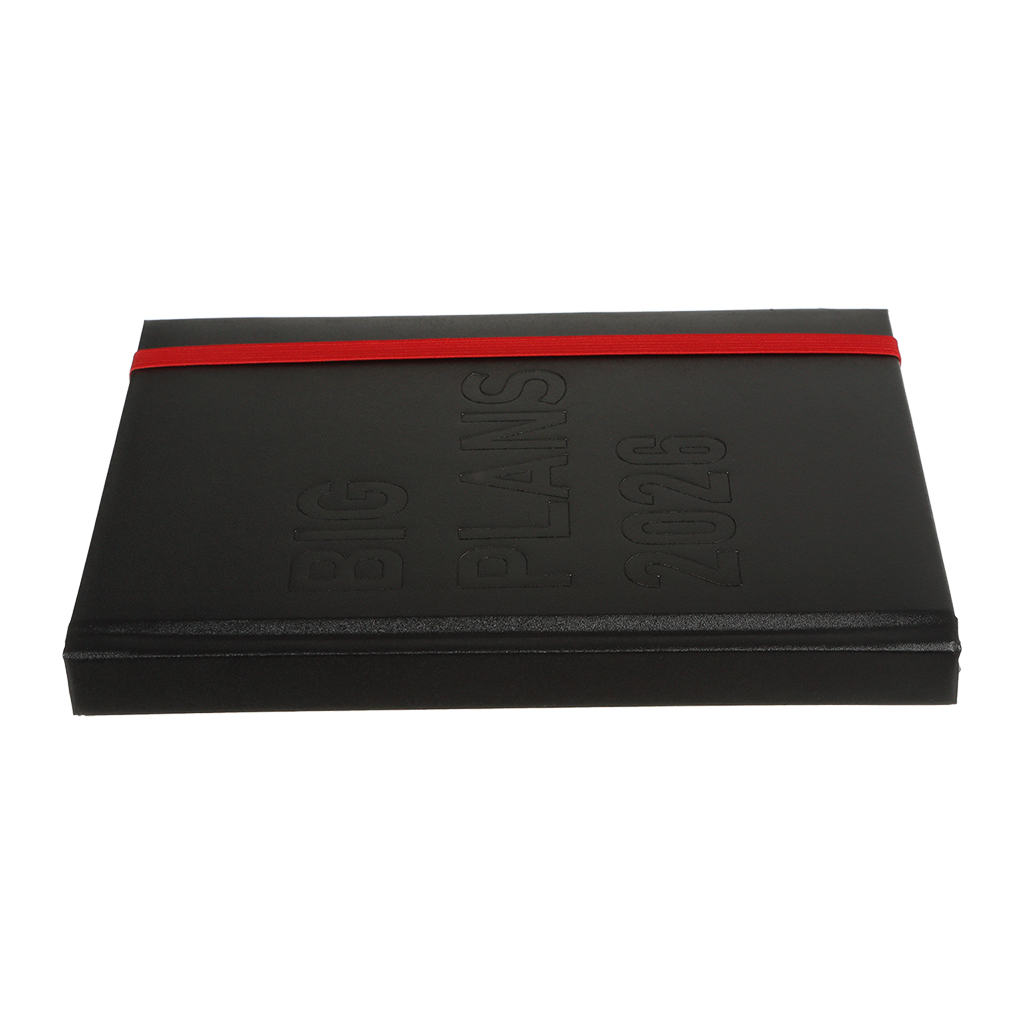 Тижневик Buromax датований 2026 PLANS, А5 чорний (BM.21122-01) - зображення 8