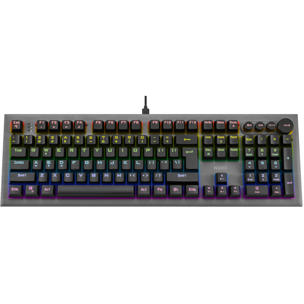 Клавіатура Noxo Conqueror Mechanical Blue Switches RU (4770070882023) - зображення 2