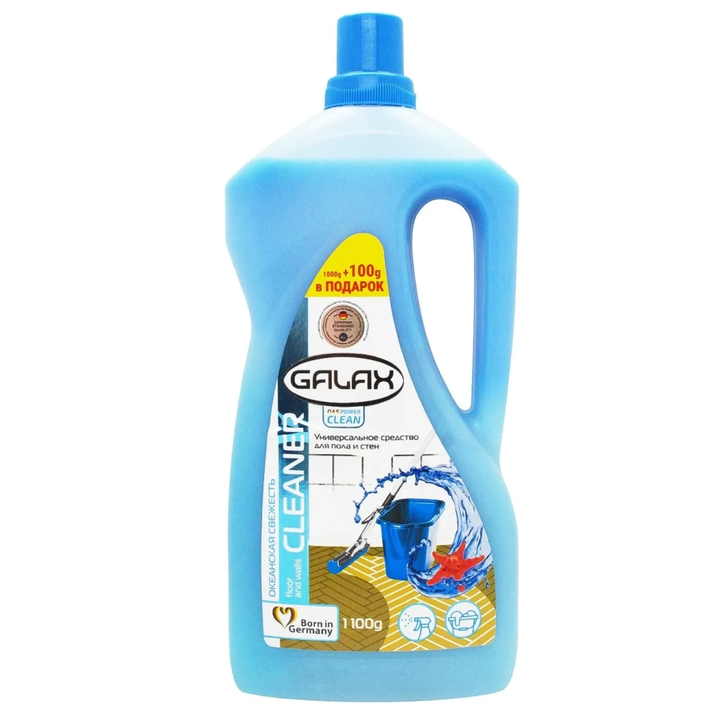 Засіб для миття підлоги Galax das PowerClean Океанська свіжість 1.1 кг (4260637724236) - зображення 1