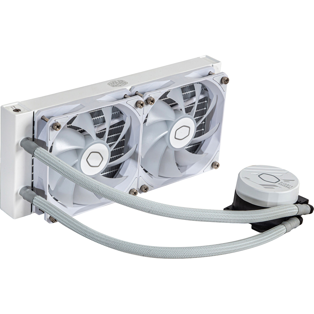 Система рідинного охолодження CoolerMaster MasterLiquid 240L Core ARGB White (MLW-D24M-A18PZ-RW) - зображення 5