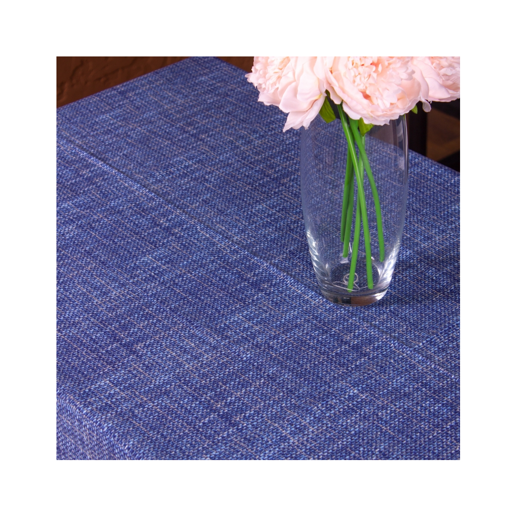 Скатертина MirSon Рогожа №209 Blue Binding 100x130 см (2200006723257) - зображення 2