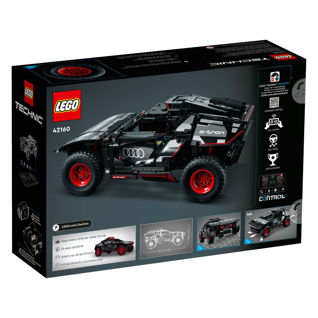 Конструктор LEGO Technic Audi RS Q e-tron 914 деталей (42160) - зображення 7